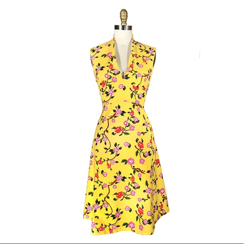 Anya Ponorovskaya Dora yellow floral dress